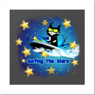 Surfing The Stars Posters and Art